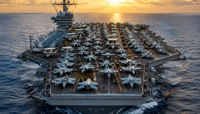'The Pack': How the USS Abraham Lincoln fits 70 massive jets on one roof