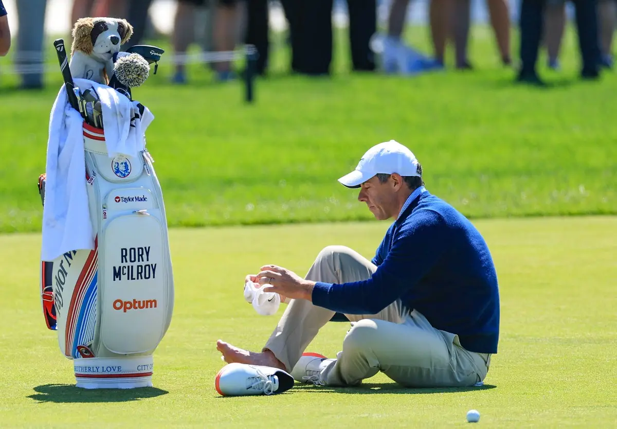 PGA Championship: McIlroy cuts practice short after three rounds because of  foot blister