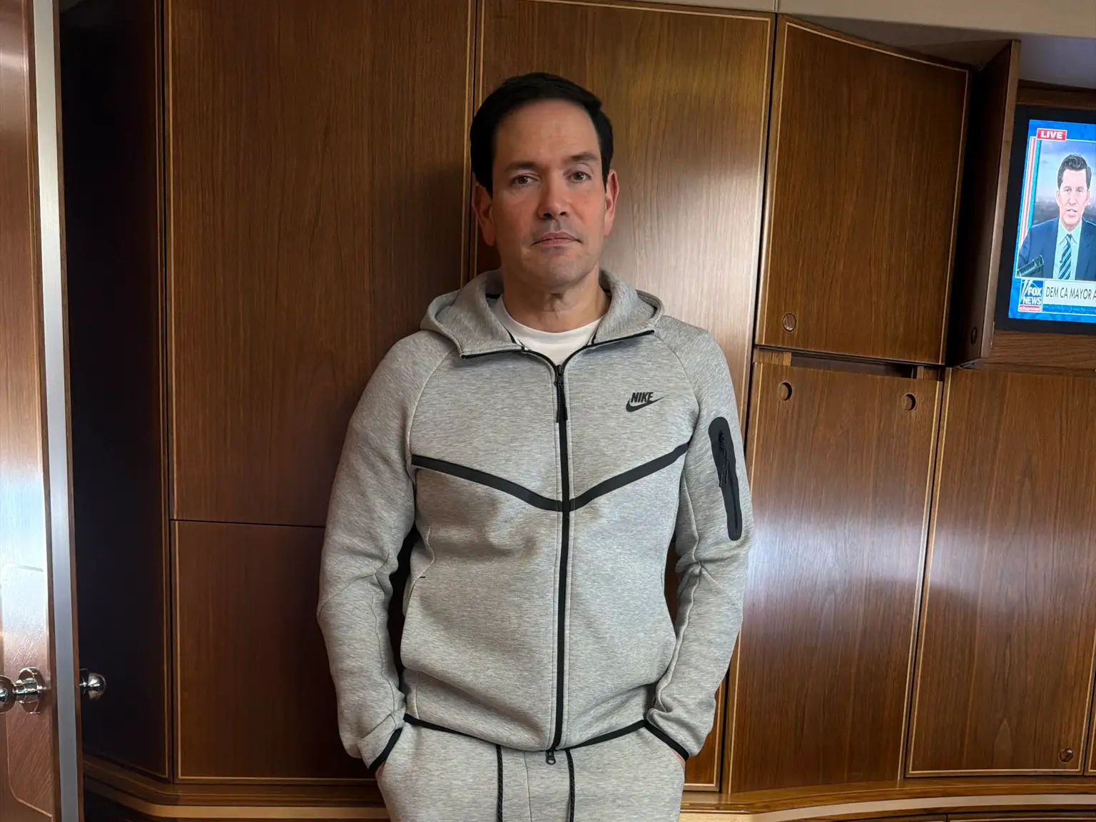 Marco copying Maduro? Rubio's Nike tracksuit similar to captured Venezuelan president sparks memefest Marco copying Maduro? Rubio's Nike tracksuit similar to captured Venezuelan president sparks memefest