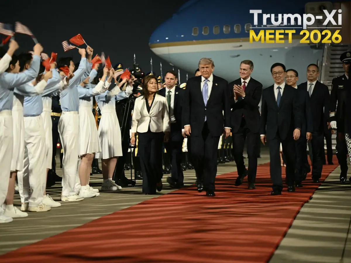 Red carpet, 300 Chinese youth: Trump’s special welcome in Beijing ahead of talks with Xi Jinping