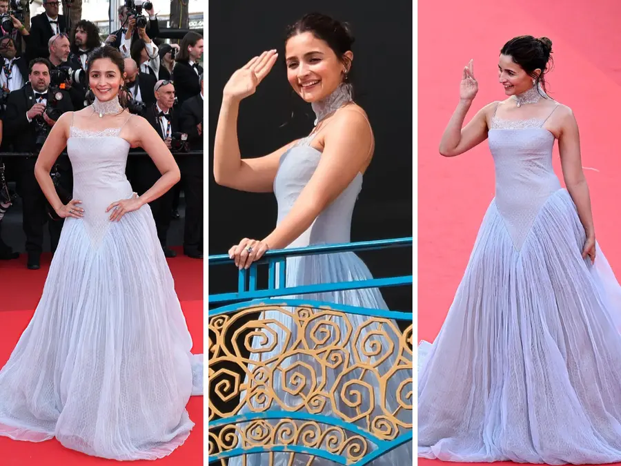 Cannes Film Festival 2026: Alia Bhatt channels Disney Princess in an icy blue Danielle Frankel gown for her second red carpet appearance