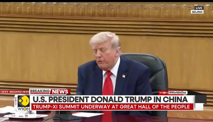 Trump-Xi Summit Underway At Great Hall of The People