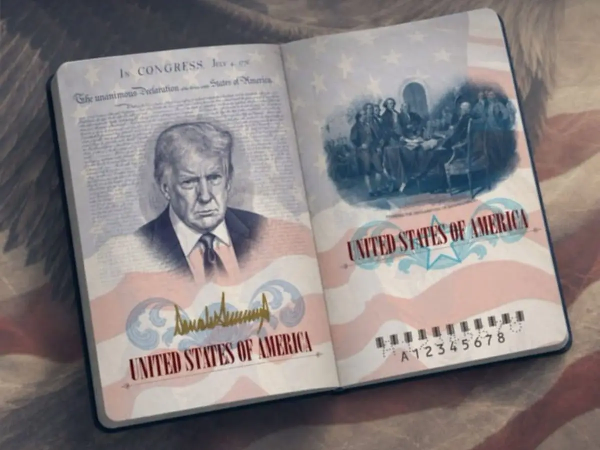 Passports with President’s portrait