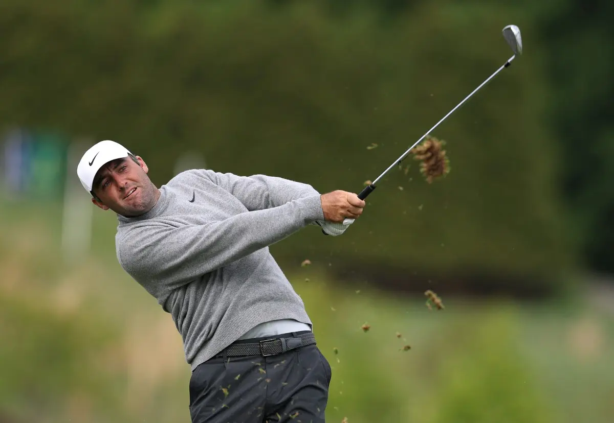 PGA Championship: Defending champ Scheffler in lead with six others after first round