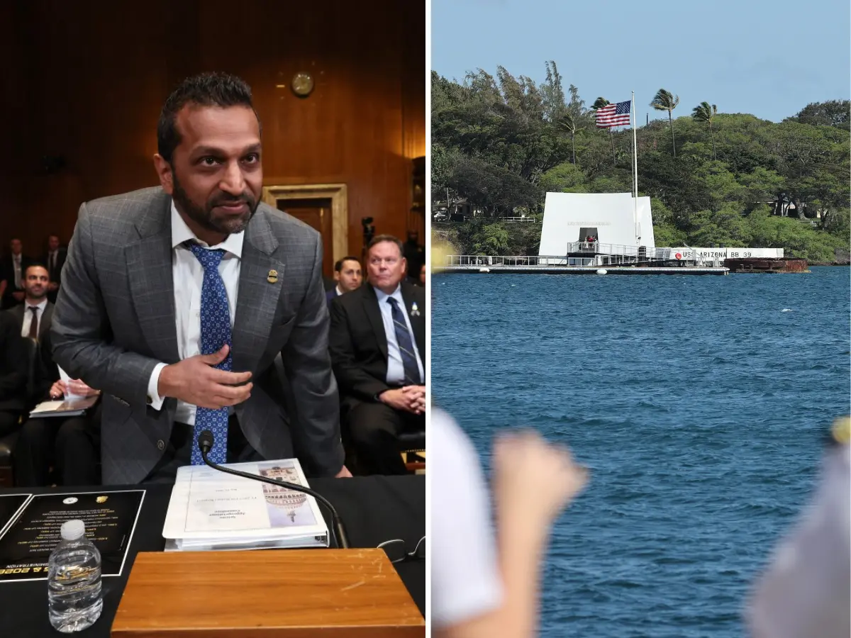 Kash Patel’s VIP snorkeling trip to US underwater war tomb of 900 soldiers sparks outrage