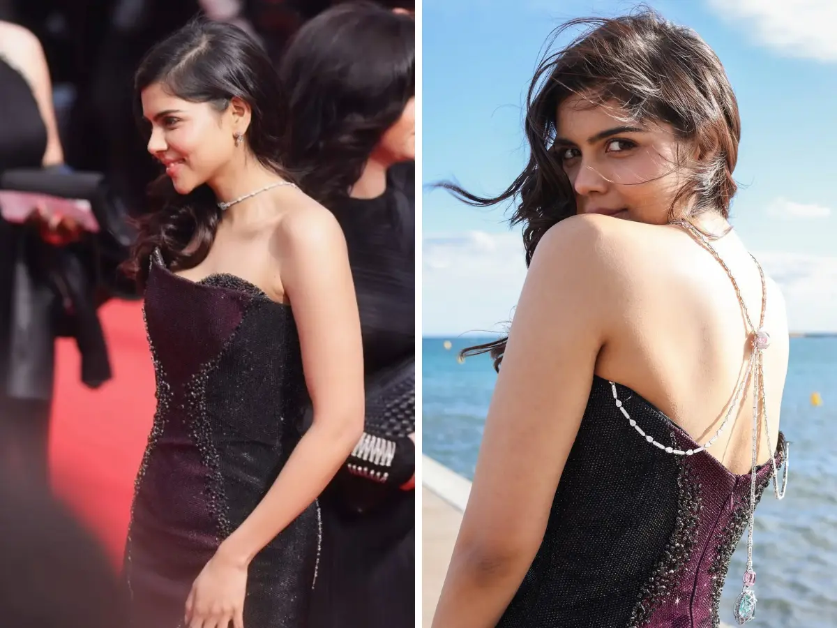 Cannes Film Festival 2026: Kalyani Priyadarshan dazzles in shimmer strapless gown on her first red carpet appearance