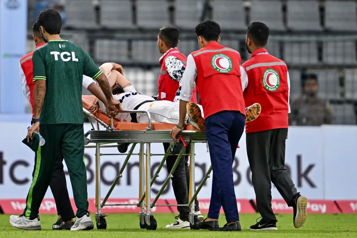 PAK vs BAN: Injury scare for Hasan Ali as pacer leaves field on stretcher - WATCH