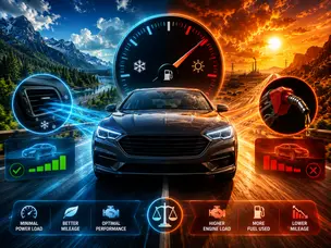 Does driving with the AC on actually ruin your mileage?