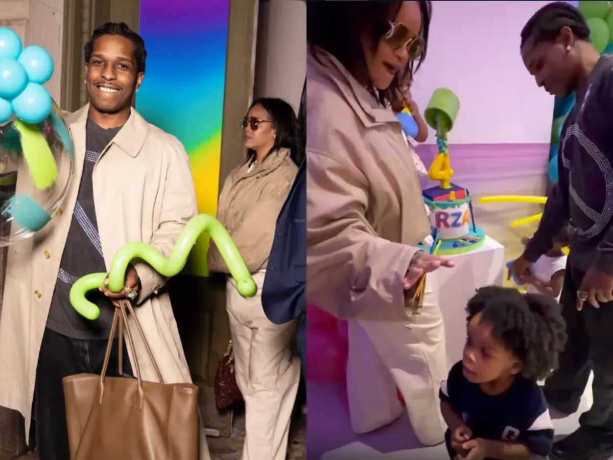 Rihanna and A$AP Rocky turn NYC slime museum into birthday venue for son ...
