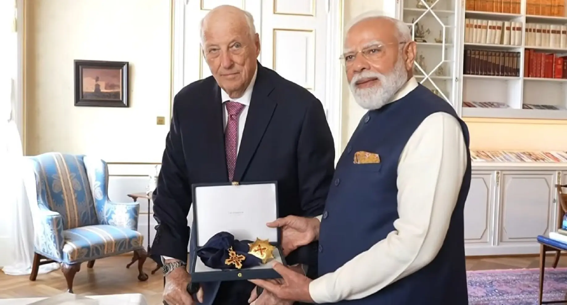 India’s ties with Norway ‘trusted, futuristic, and long-term,’ says PM Modi; conferred nation’s highest honour