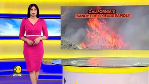 Sandy Fire Rages In California As Hundreds Of Firefighters Fight To Contain Blaze 