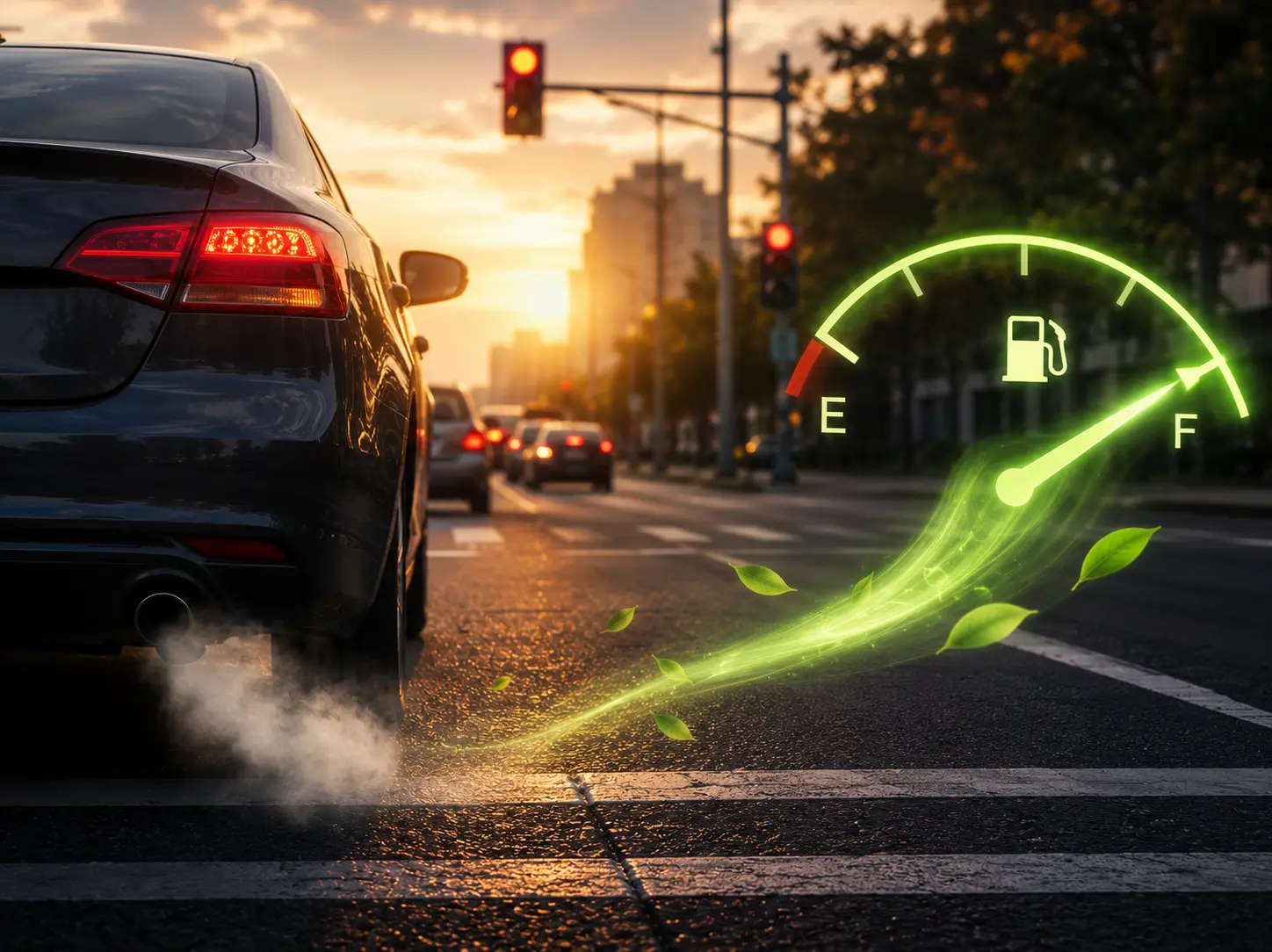 'Idling vs. restarting': Does turning your engine off at red lights really save fuel?