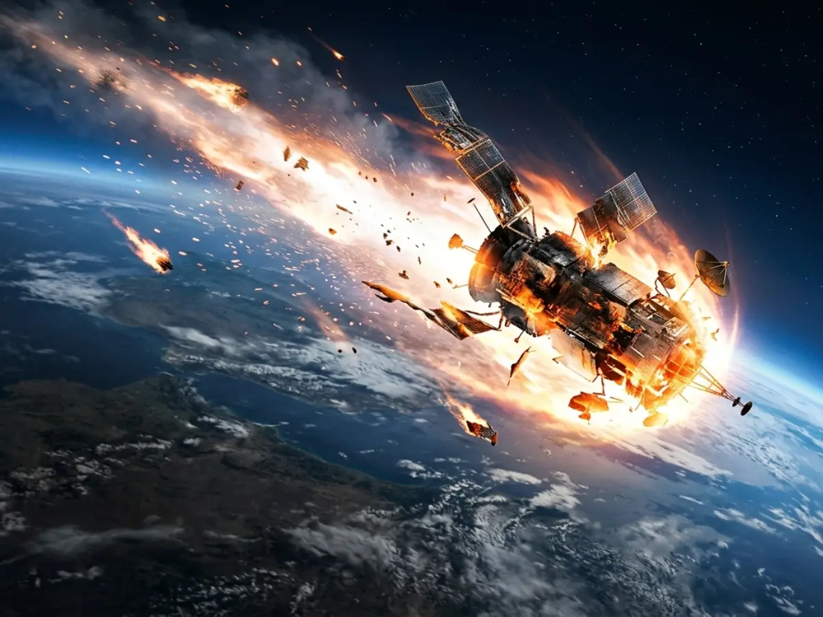 Scientists warn of heightened risk from rockets and satellite tumbling down on Earth Scientists warn of heightened risk from rockets and satellite tumbling down on Earth