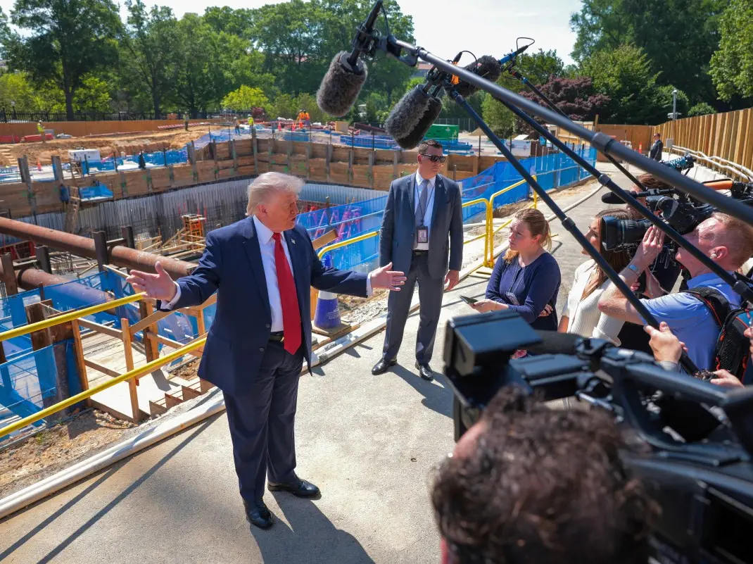 Trump showcases $400 million White House ballroom site amid cost-of-living criticism Trump showcases $400 million White House ballroom site amid cost-of-living criticism