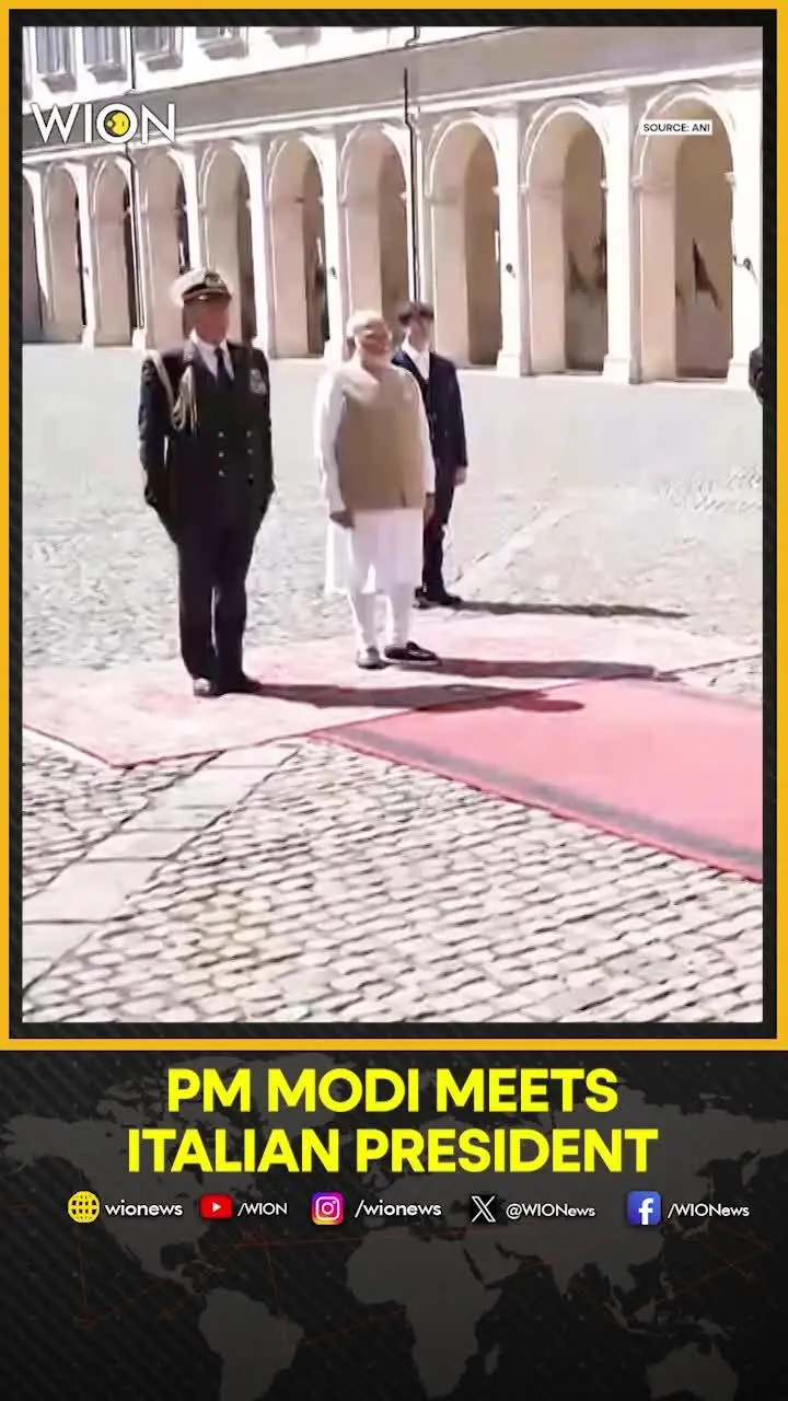 PM Modi Holds Delegation Talks With President Sergio Mattarella In Rome