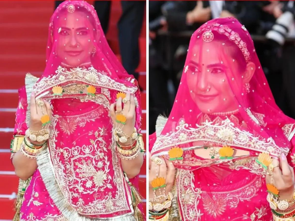Cannes 2026: Ghungat hits the red carpet as Ruchi Gujjar wears traditional Rajasthani attire at the festival Cannes 2026: Ghungat hits the red carpet as Ruchi Gujjar wears traditional Rajasthani attire at the festival