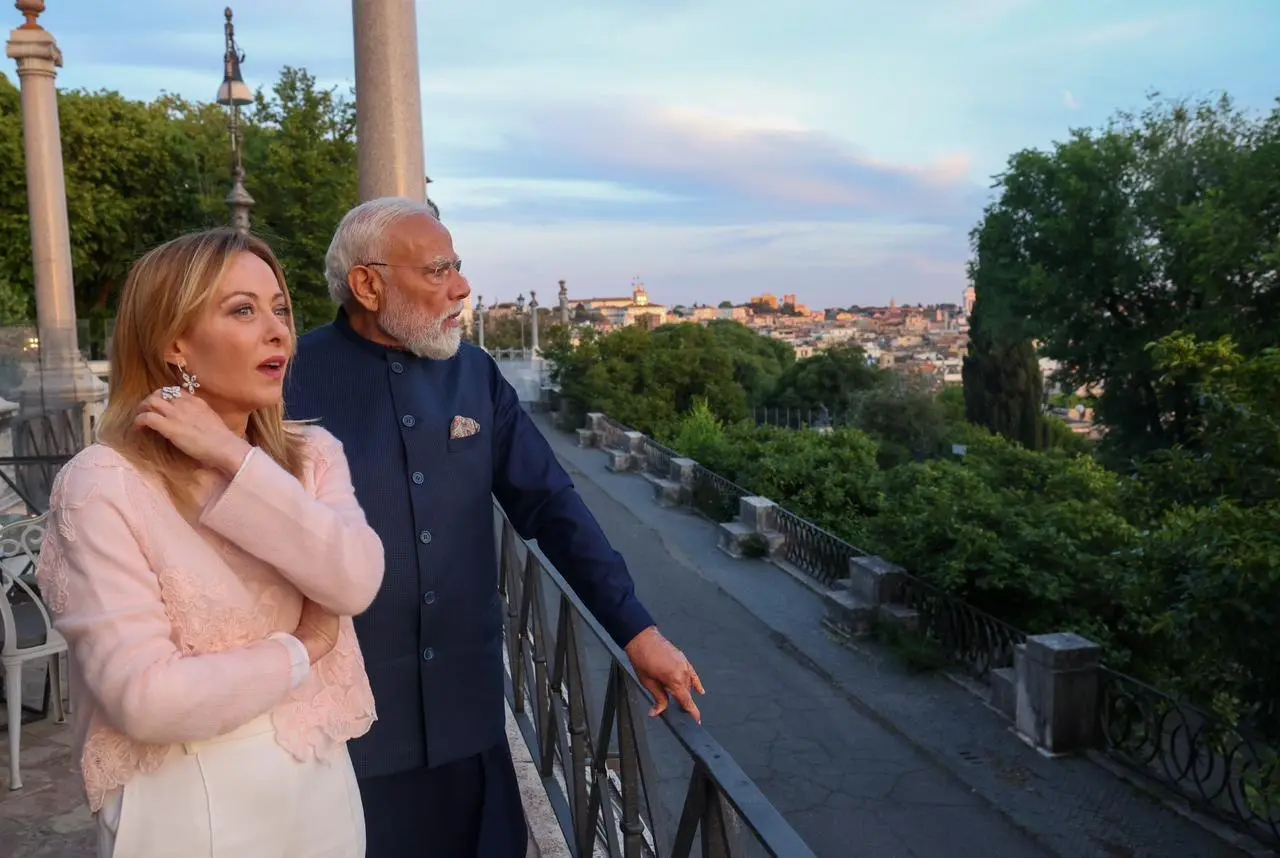 Melodi' selfie and dinner: PM Modi shares Colosseum pictures with Italy's Giorgia Meloni; social media erupts