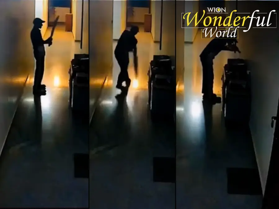 'Some dreams remain unfulfilled': Viral video of a deliveryman's moment with a cricket bat is causing an emotional meltdown