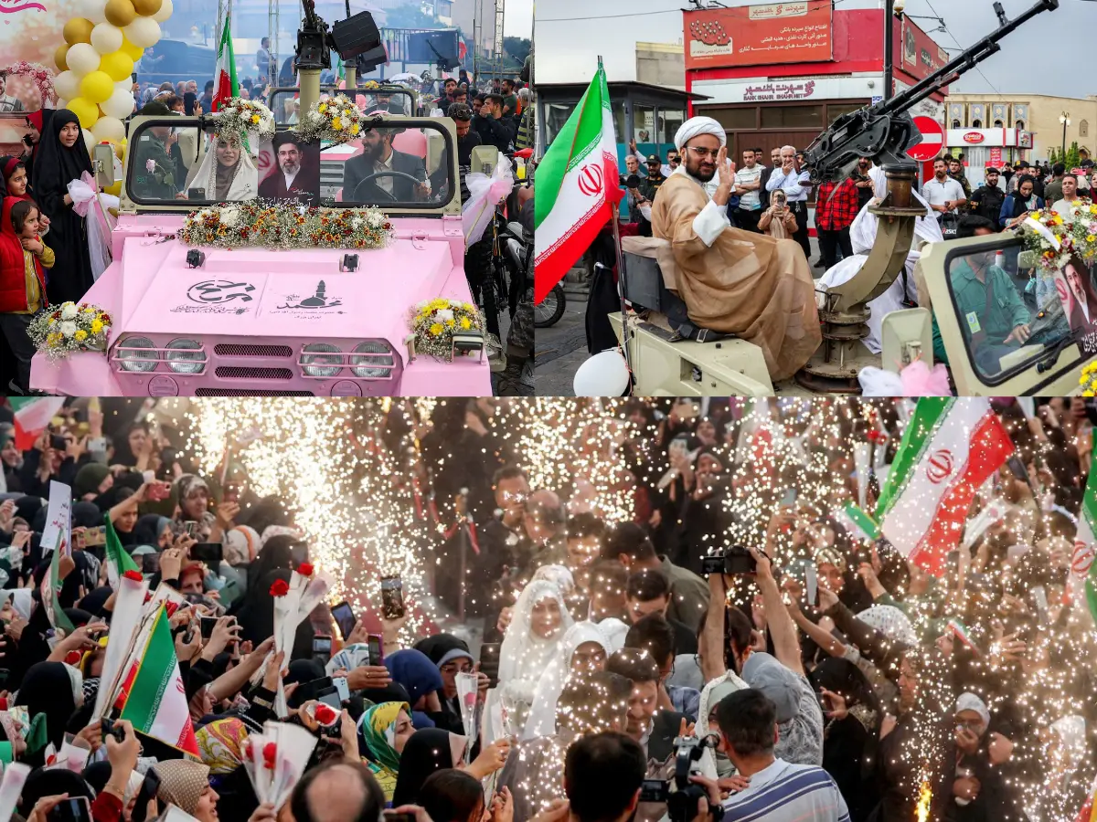 After AK-47 training on TV, Iran arranges mass weddings for those ready to 'sacrifice life'  | IN PICS