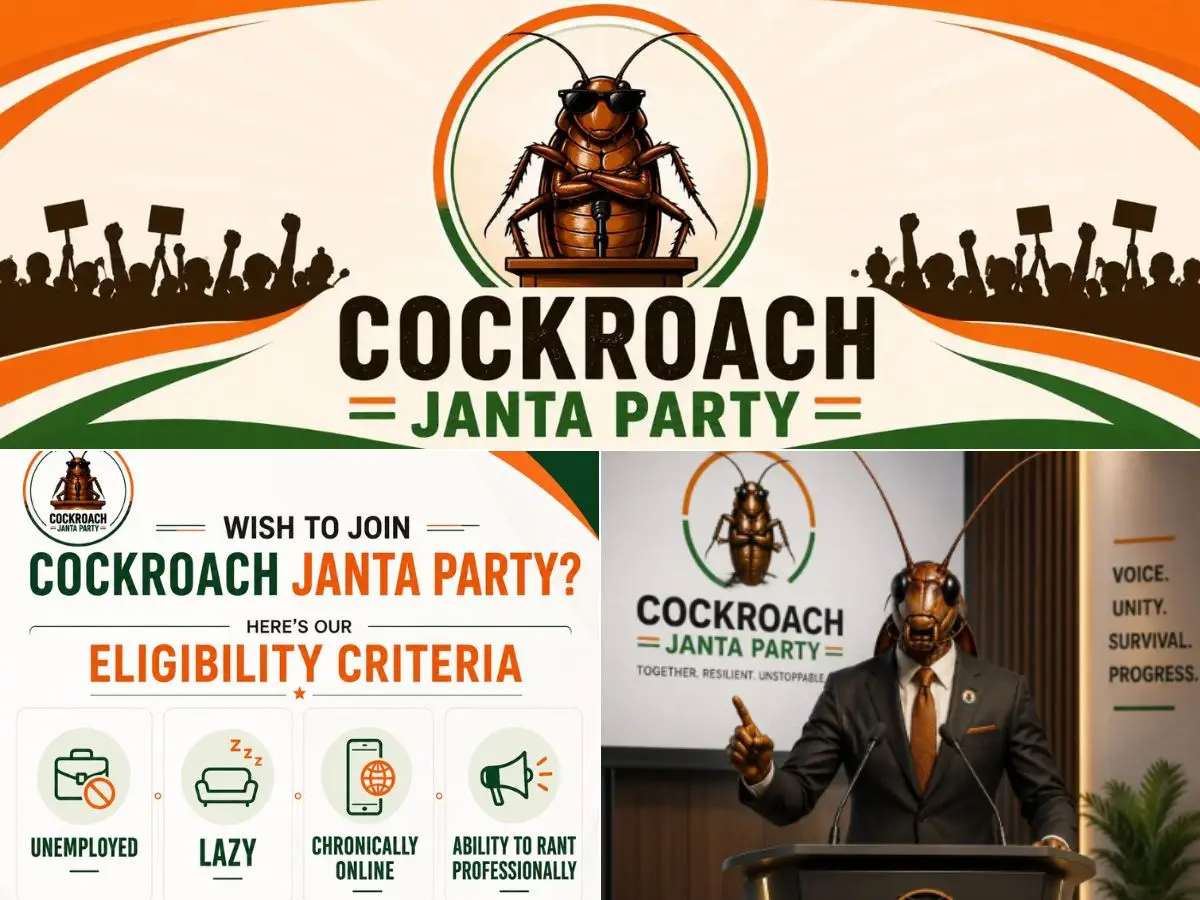 What is Cockroach Janta Party? Viral movement takes over social media after CJI’s remarks