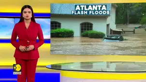 Atlanta Floods: Roads Submerged On Rainstorms Hit Parts of US State Georgia