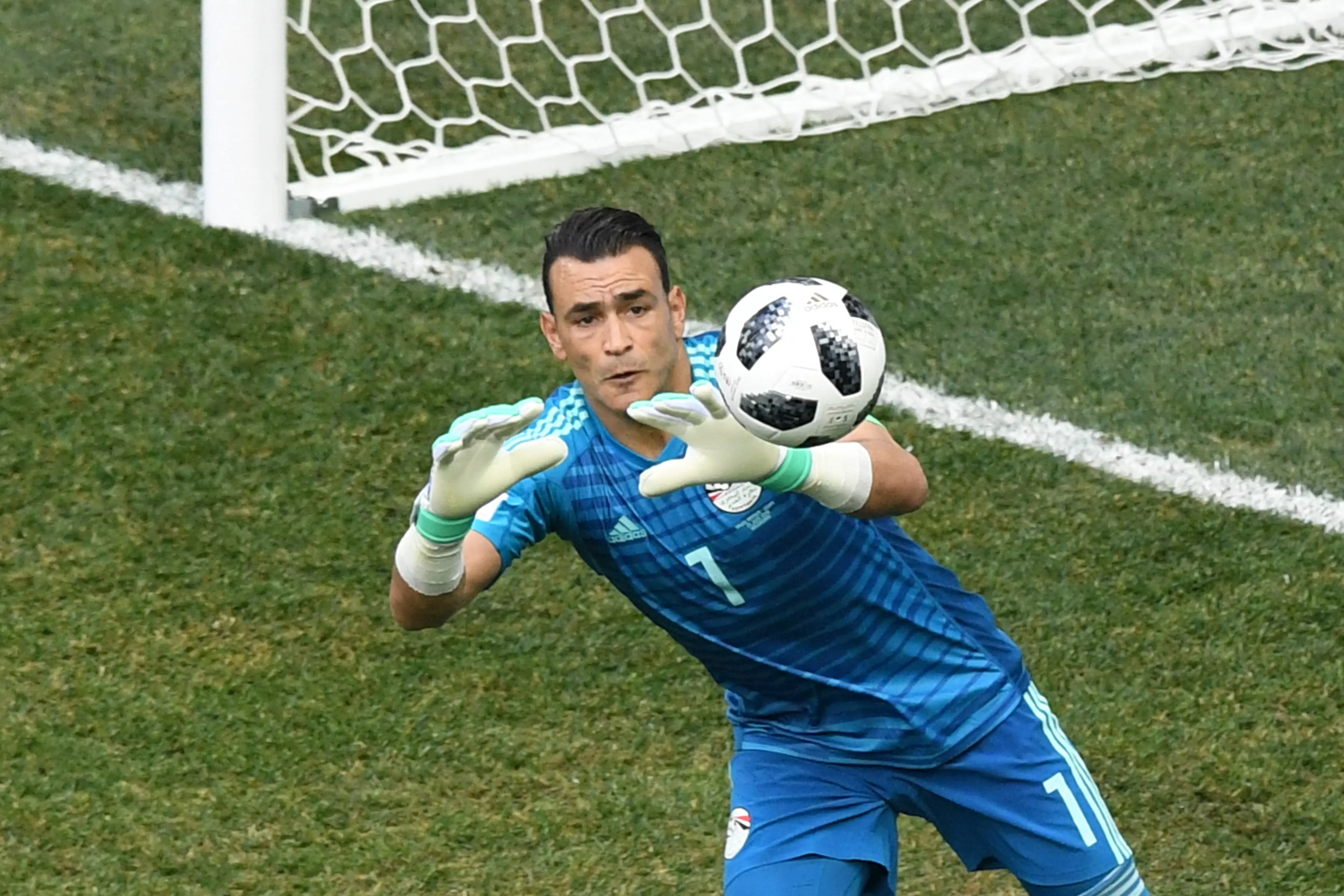 Essam El Hadary is the oldest player ever to play in a football world cup