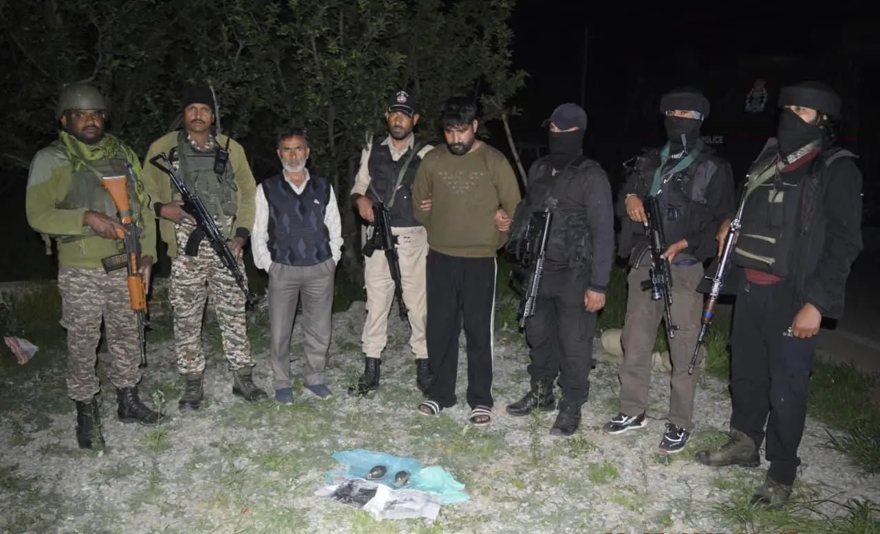 OGW arrested in joint operation in J&K's Kulgam; grenades, incriminating material recovered