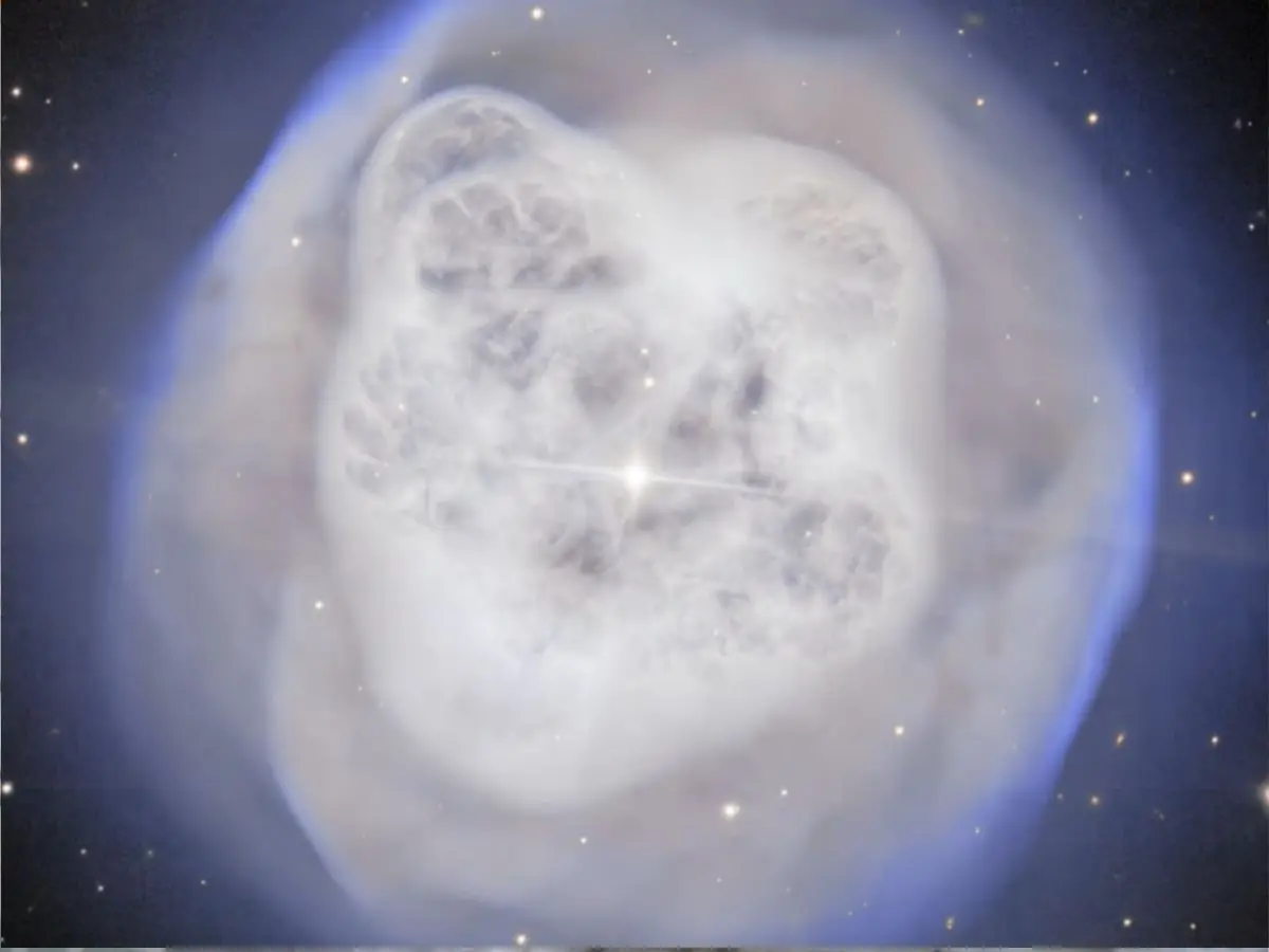 Dying star glows like a cosmic crystal ball in stunning new telescope image