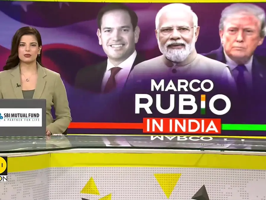US Secretary Marco Rubio Leaves Kolkata for New Delhi Visit