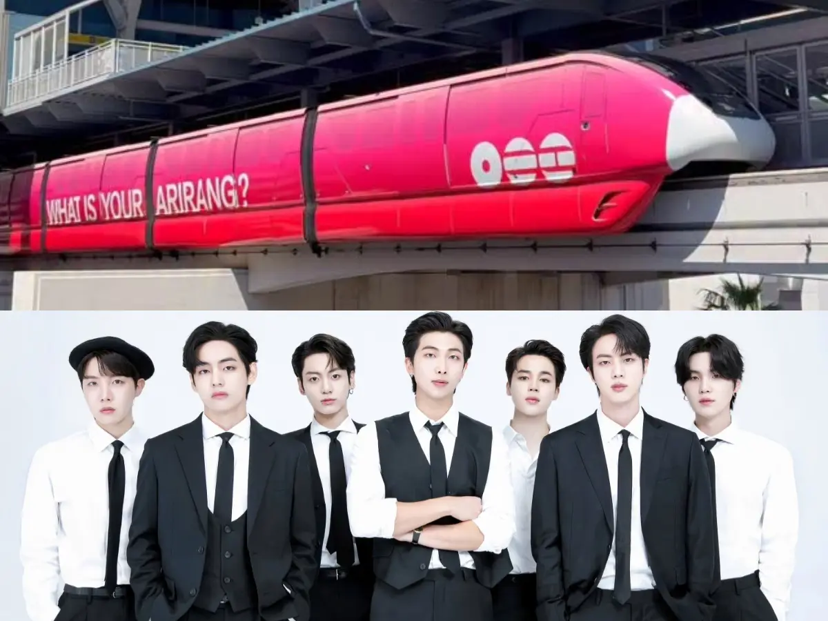 BTS takes over Las Vegas with special ‘Arirang’ monorail train | Watch BTS takes over Las Vegas with special ‘Arirang’ monorail train | Watch