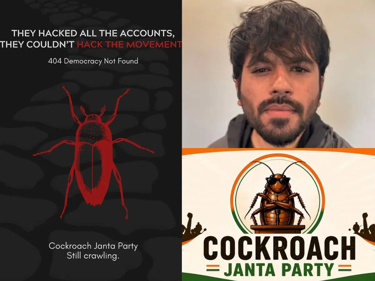 ‘404 democracy not found’: Cockroach Janta Party website taken down, founder Abhijeet Dipke reacts