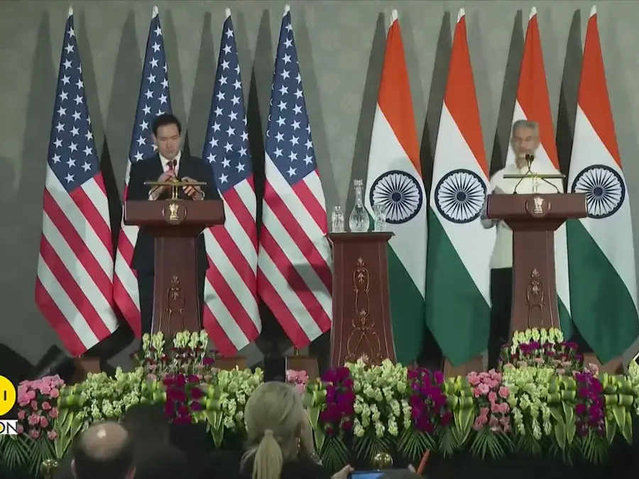 Breaking: Rubio, Jaishankar Address Press After Bilateral Talks 