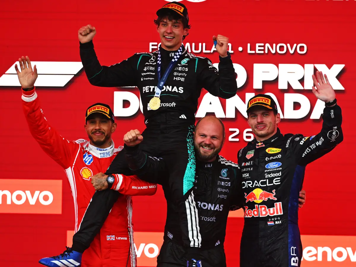 F1 2026: Mercedes' Antonelli wins Canadian GP for fourth consecutive race victory