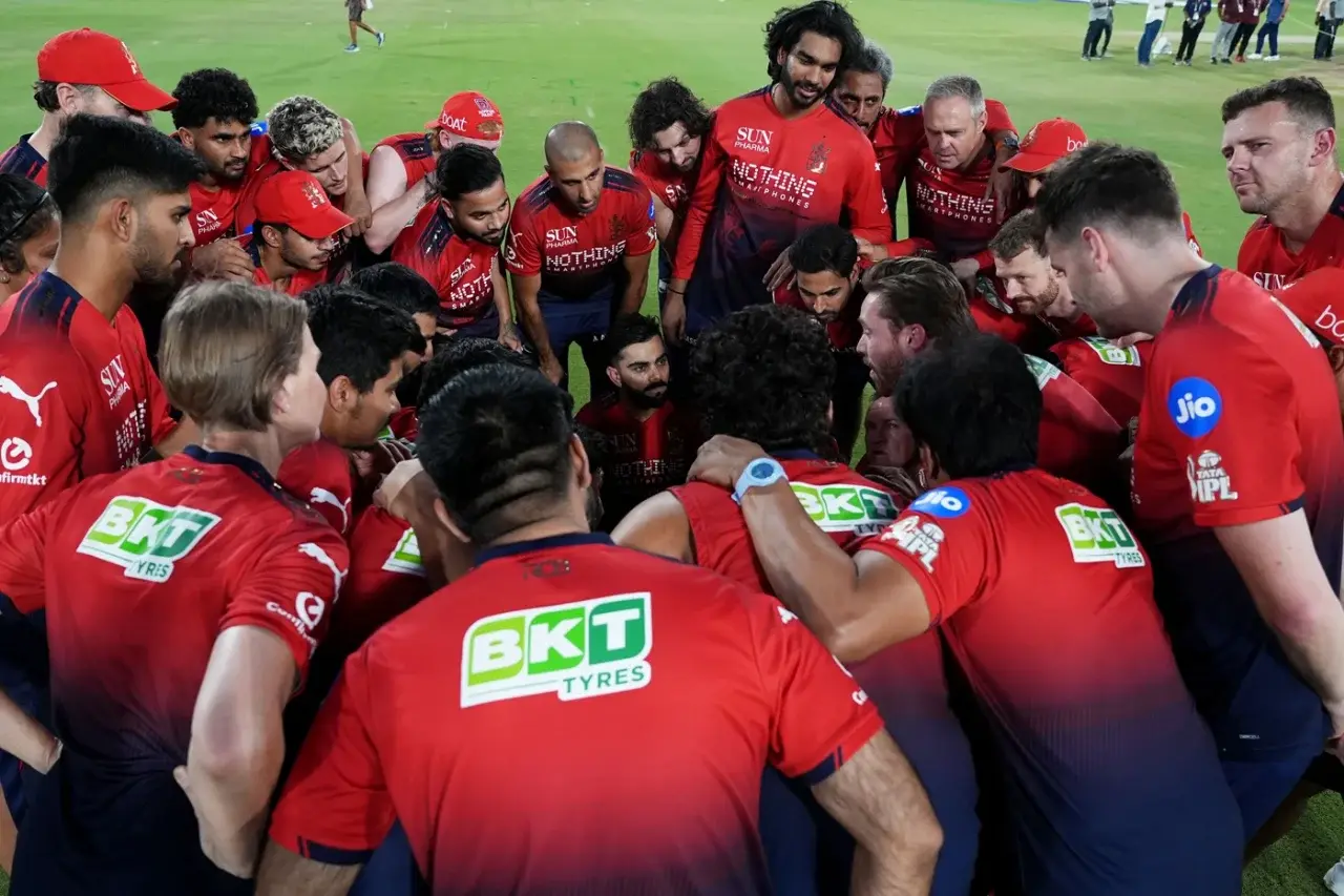 Defending champions RCB top the charts