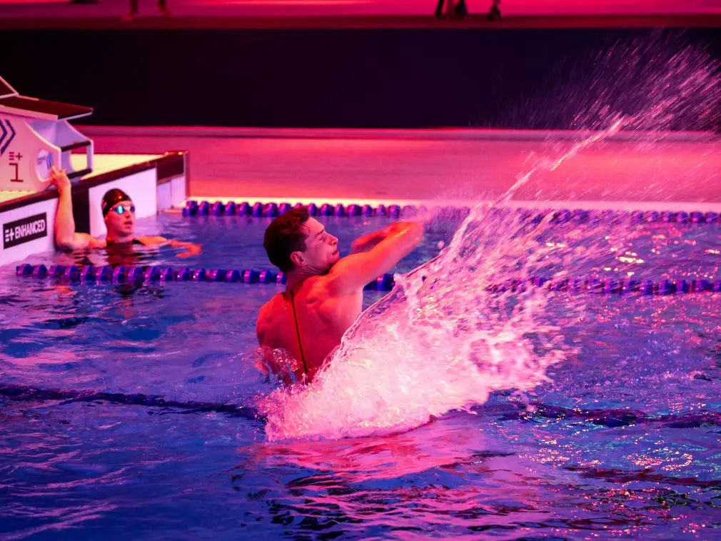 Swimmer Gkolomeev breaks record at drug-allowed Enhanced Games Swimmer Gkolomeev breaks record at drug-allowed Enhanced Games
