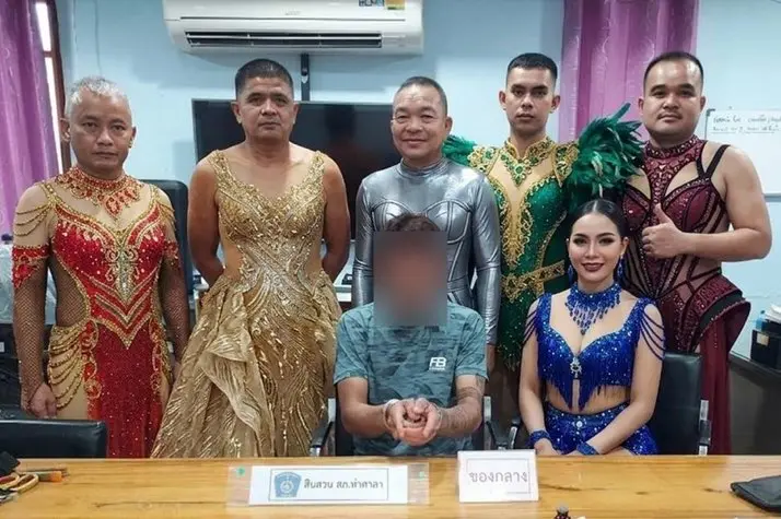 Viral Video: Undercover Thai police disguise as dancers to arrest drug and gambling suspect