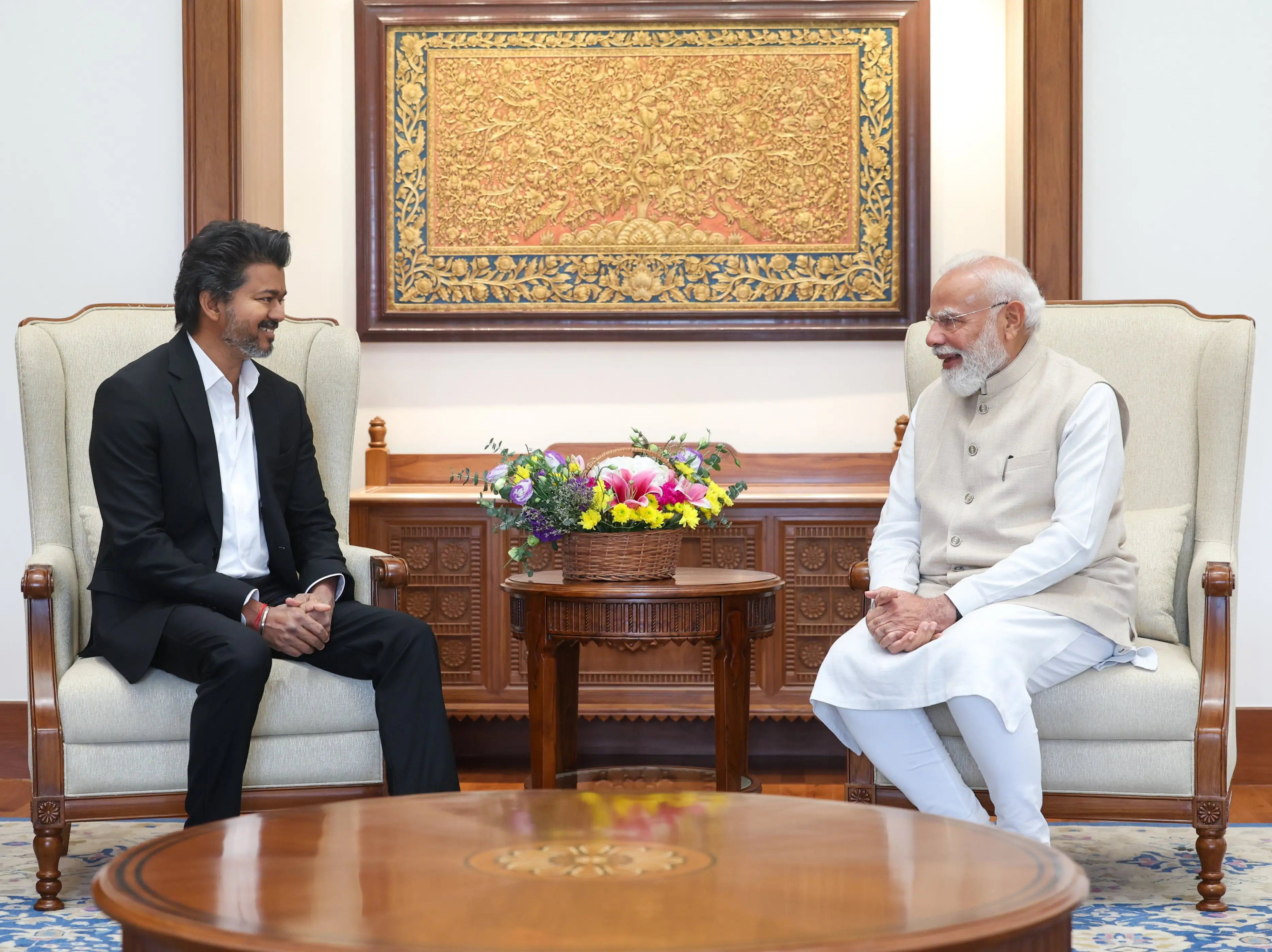 Tamil Nadu CM Vijay holds 25-minute talks with PM Modi during first official Delhi visit. Know the issues he raised Tamil Nadu CM Vijay holds 25-minute talks with PM Modi during first official Delhi visit. Know the issues he raised