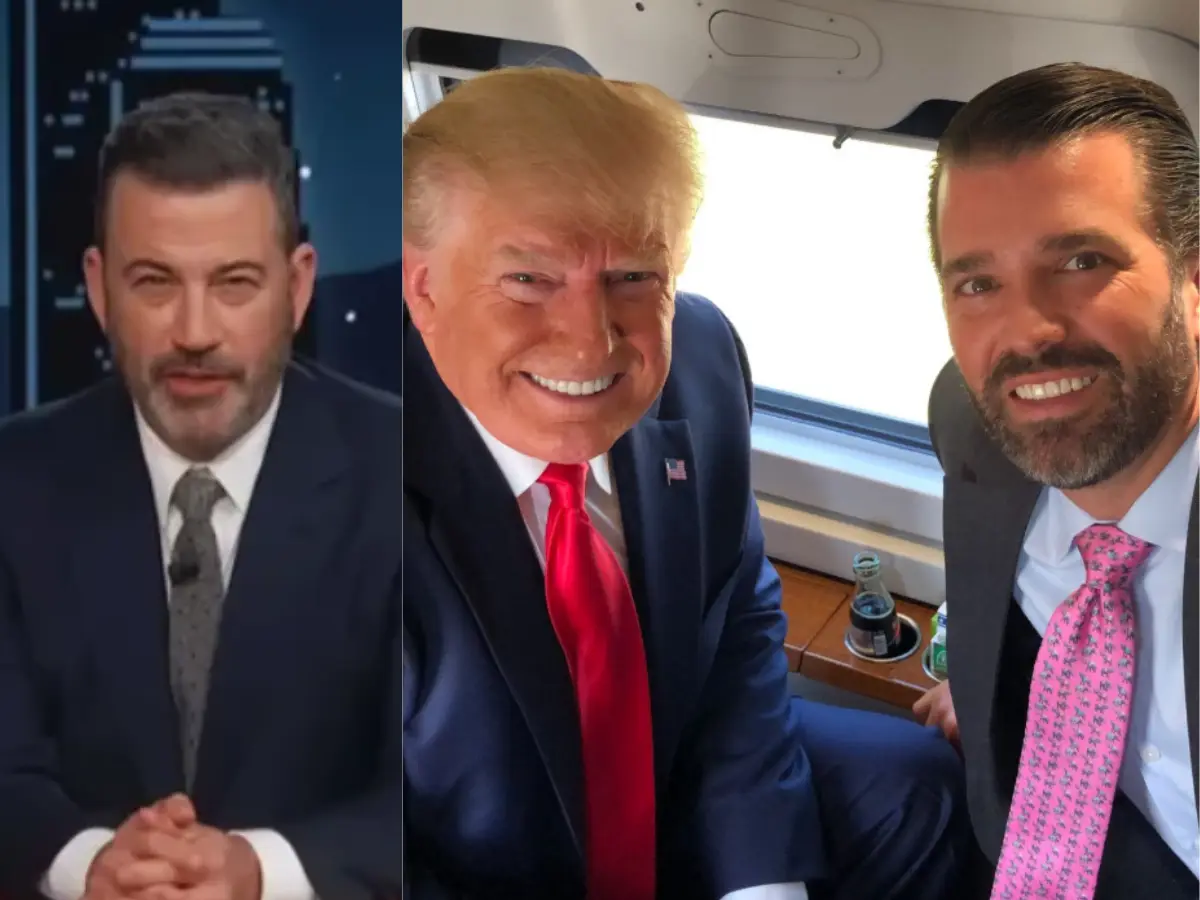 Jimmy Kimmel mocks Donald Trump as he skips son’s wedding: ‘He loves Don Jr. He just loves the United States more’