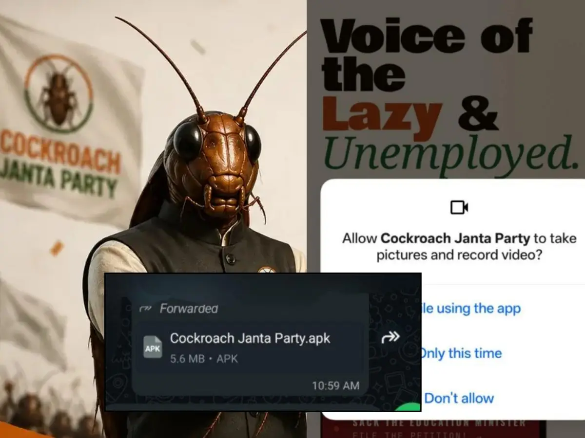 Fake 'Cockroach Janta Party' Android app flagged as critical malware threat, report warns Fake 'Cockroach Janta Party' Android app flagged as critical malware threat, report warns