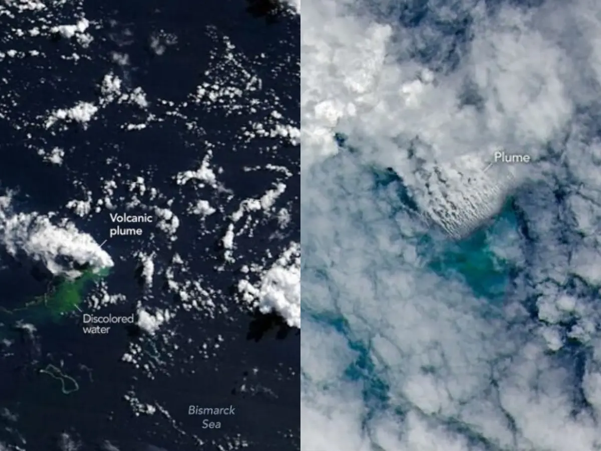 Underwater volcano erupting for weeks could birth a new island in the Pacific