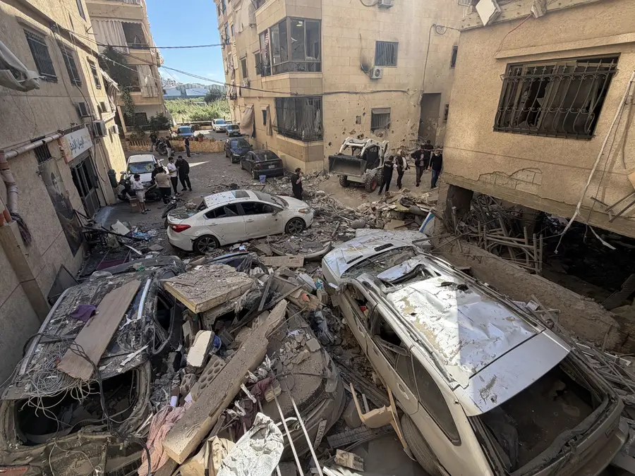 Israel launches wave of deadly strikes near Beirut, kills woman and two children amid truce violations
