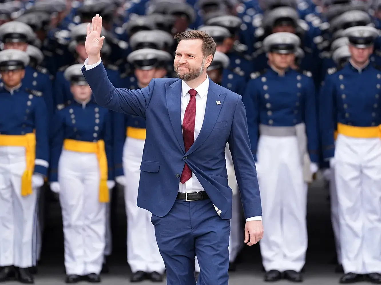“I am the Vice President”: JD Vance jokes about AI heckling and shares viral chest bump at Air Force Academy graduation “I am the Vice President”: JD Vance jokes about AI heckling and shares viral chest bump at Air Force Academy graduation