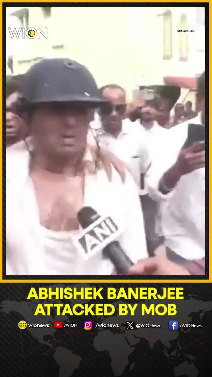 Mob Attack on TMC MP Abhishek Banerjee During Sonarpur Tour