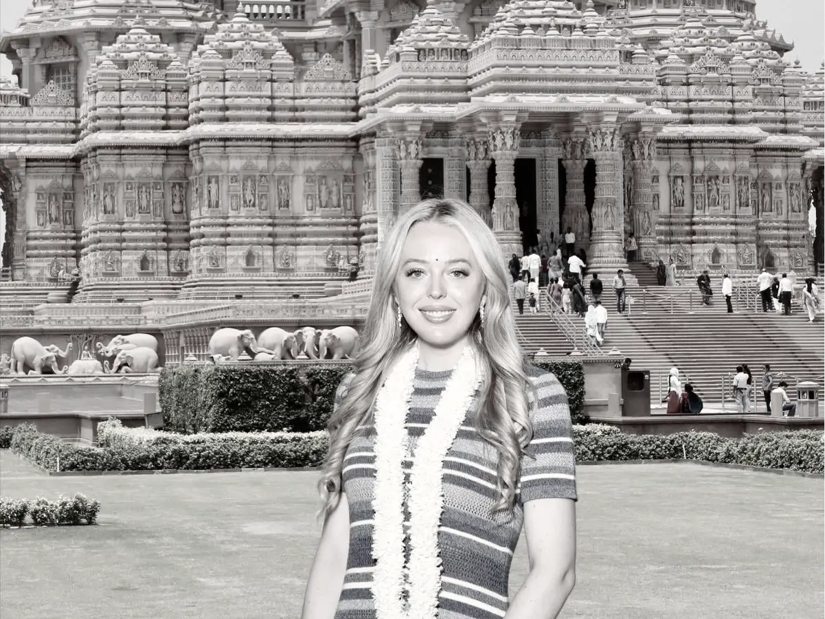 Donald Trump's daughter visits Akshardham temple: Inside US first daughter Tiffany Trump's India tour | In Pics