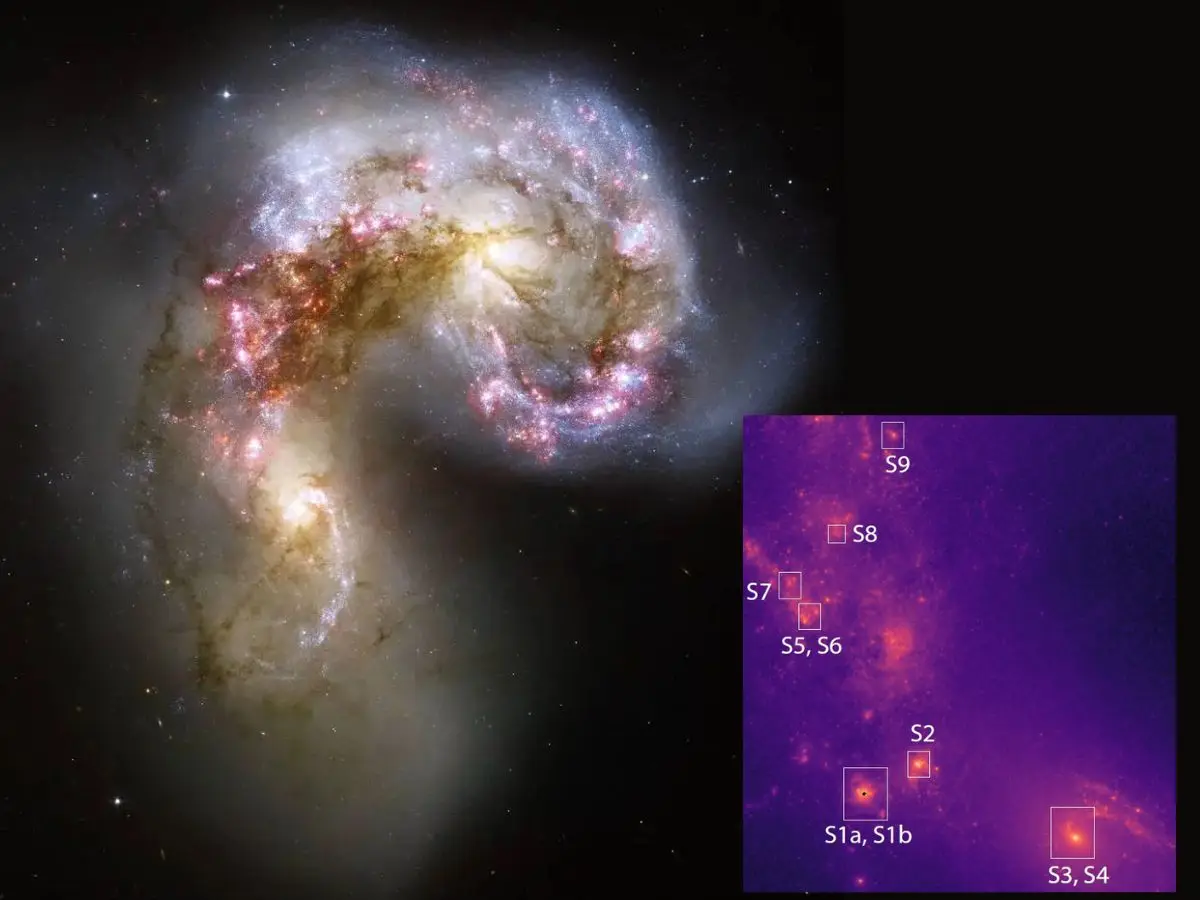 What is hiding inside Antennae galaxies? Scientists uncover evidence of a possible supermassive black hole What is hiding inside Antennae galaxies? Scientists uncover evidence of a possible supermassive black hole