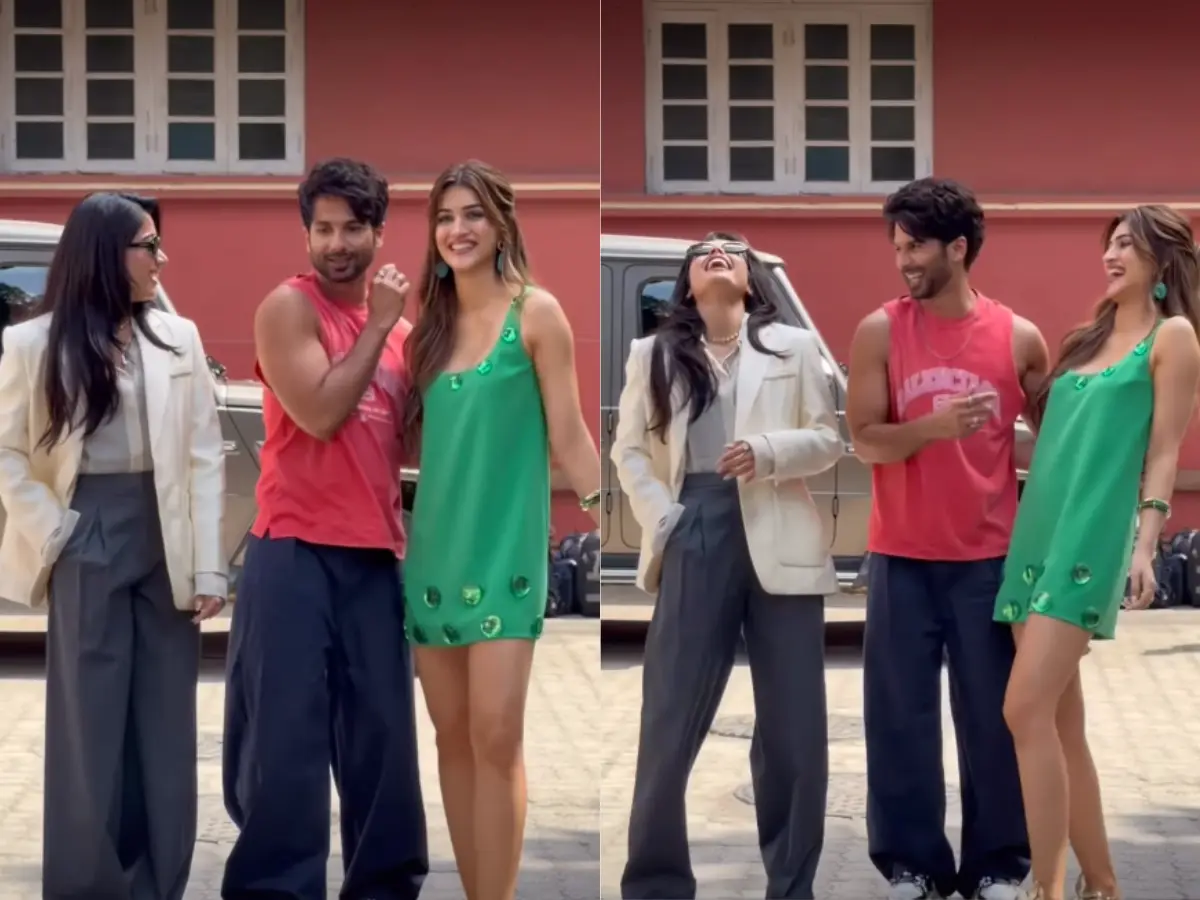 Cocktail 2: Shahid Kapoor teases Rashmika Mandanna over controversy moment; Kriti Sanon can't stop laughing | Watch Cocktail 2: Shahid Kapoor teases Rashmika Mandanna over controversy moment; Kriti Sanon can't stop laughing | Watch