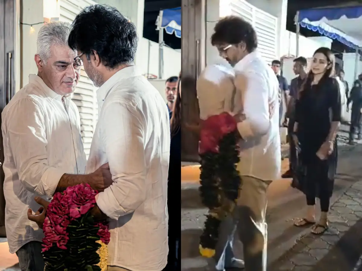 Did CM C Joseph Vijay, Trisha Krishnan arrive together at Ajith Kumar's Chennai home? | Watch Did CM C Joseph Vijay, Trisha Krishnan arrive together at Ajith Kumar's Chennai home? | Watch