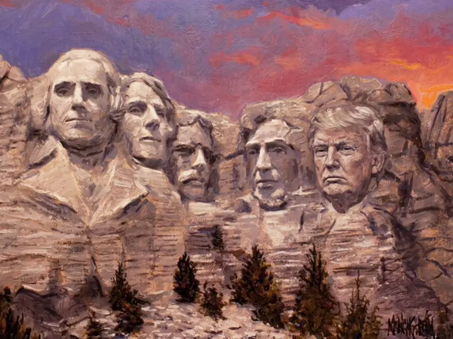 Trump shares AI-image of himself on Mount Rushmore, sparks rumour