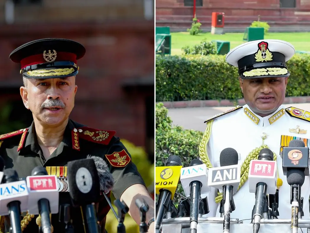 General NS Raja Subramani takes charge as CDS, Admiral Krishna Swaminathan assumes office as Navy Chief General NS Raja Subramani takes charge as CDS, Admiral Krishna Swaminathan assumes office as Navy Chief