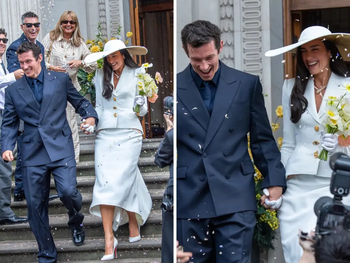 Dua Lipa marries actor beau Callum Turner in an intimate ceremony in London, see pics
